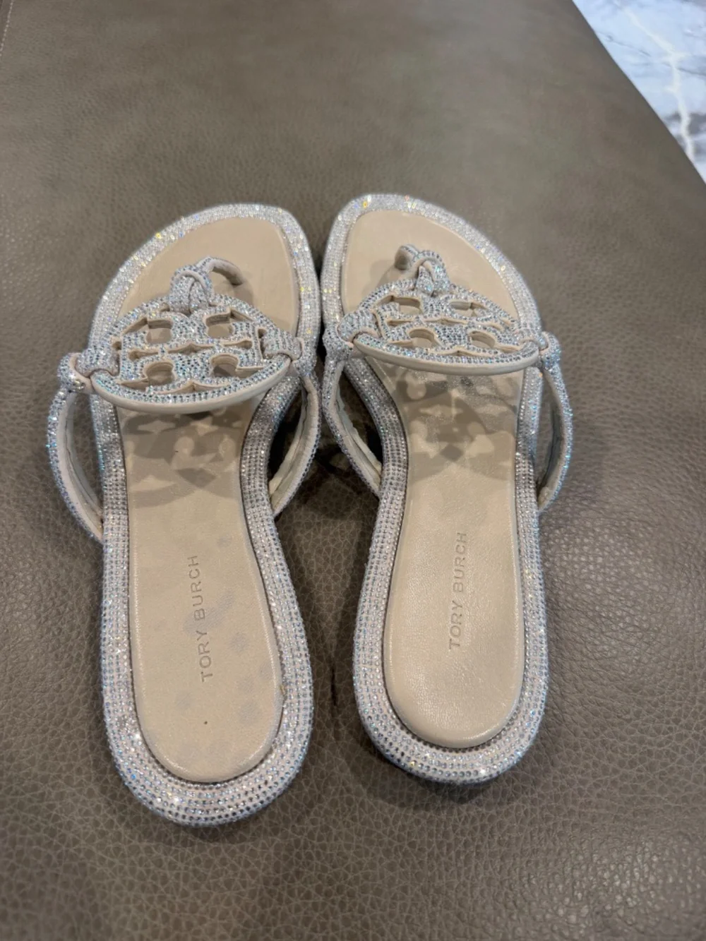 Tory Burch MILLER PAVÉ KNOTTED SANDAL